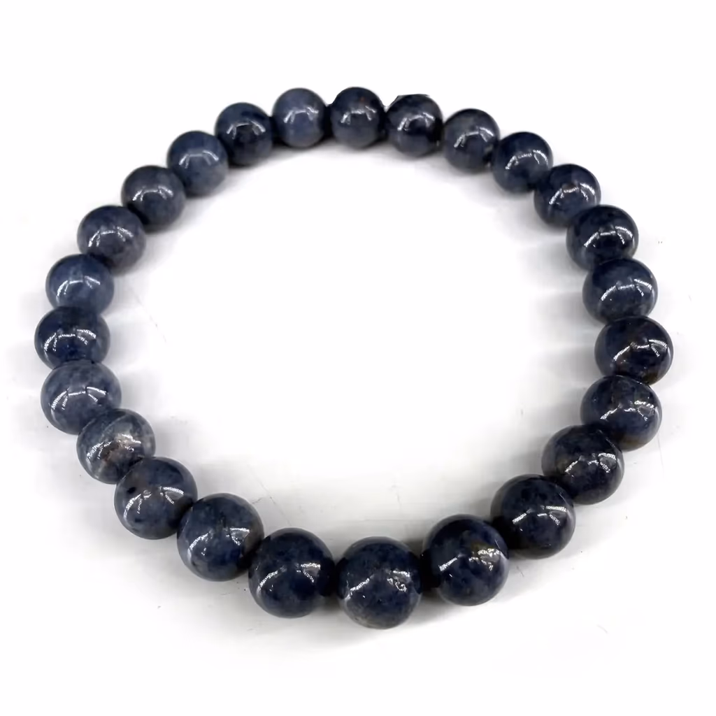 Safir Bileklik AA+ 6mm İncele ve Satın Al Safir Bileklik AA+ 6mm - Orijinal Doğal Taş ve Şifa Kristali Görsel 1