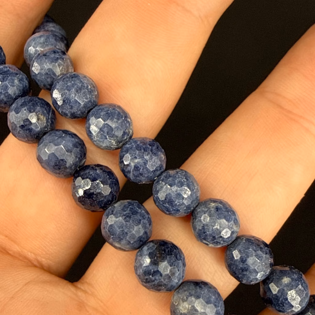 Safir Dizi Faset 8mm İncele ve Satın Al Safir Dizi Faset 8mm - Orijinal Doğal Taş ve Şifa Kristali Görsel 1