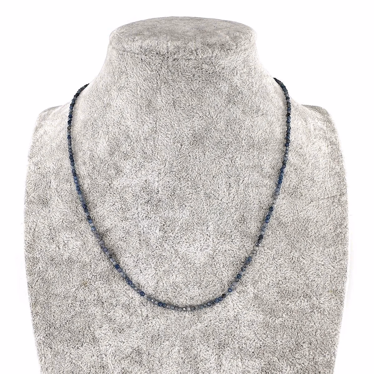 Safir Kolye 2mm Gümüş