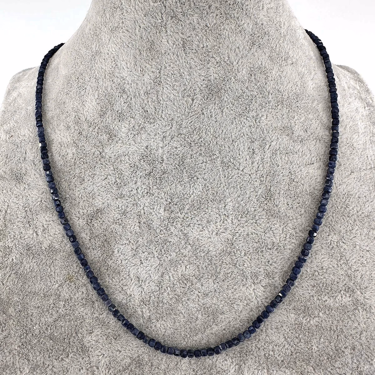 Safir Kolye 2mm Gümüş