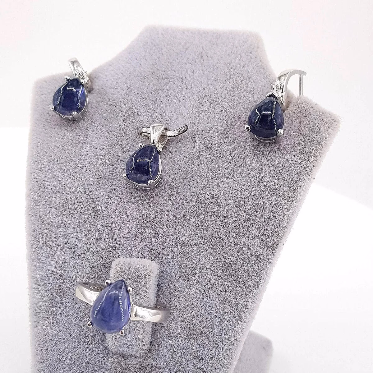 Safir Set (Gümüş)