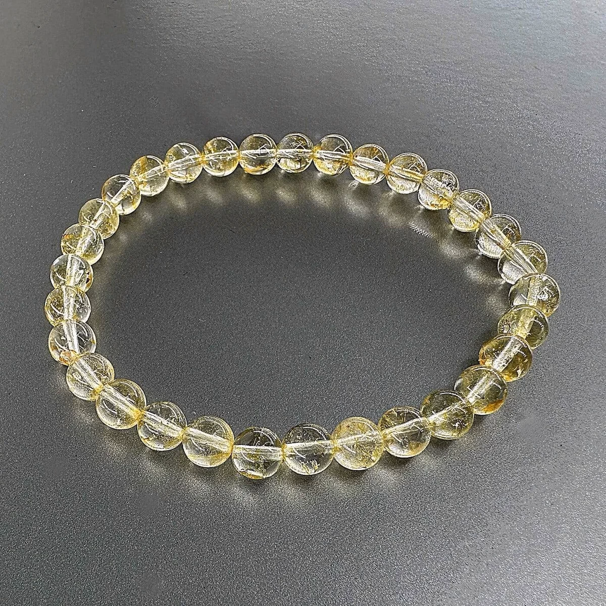 Sarı Topaz Bileklik 6mm