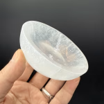 Selenit Kase 10cm Orijinal Kristal Detay Görseli 3