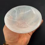 Selenit Kase 15cm Orijinal Kristal Detay Görseli 1