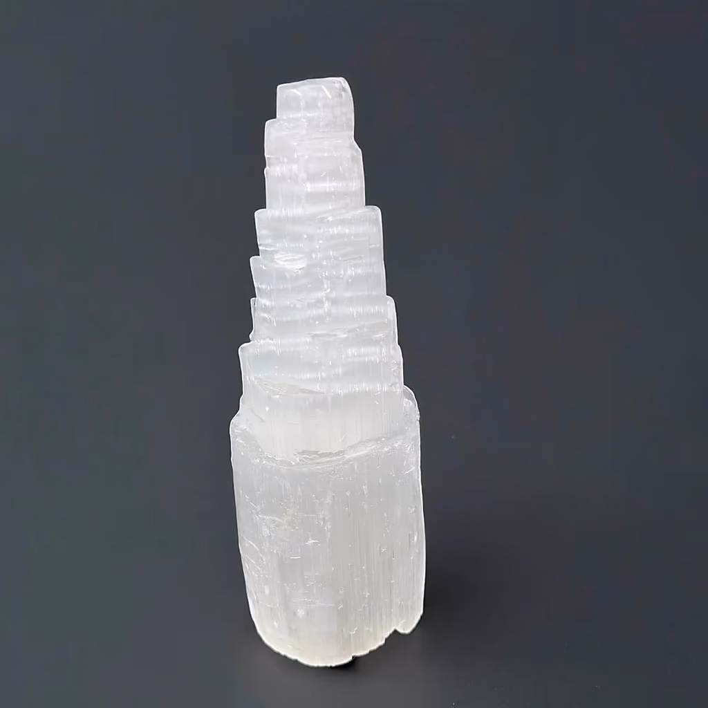 Selenit Lamba Büyük 25cm İncele ve Satın Al Selenit Lamba Büyük 25cm - Orijinal Doğal Taş ve Şifa Kristali Görsel 1