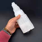 Selenit Lamba Büyük 25cm Orijinal Kristal Detay Görseli 2