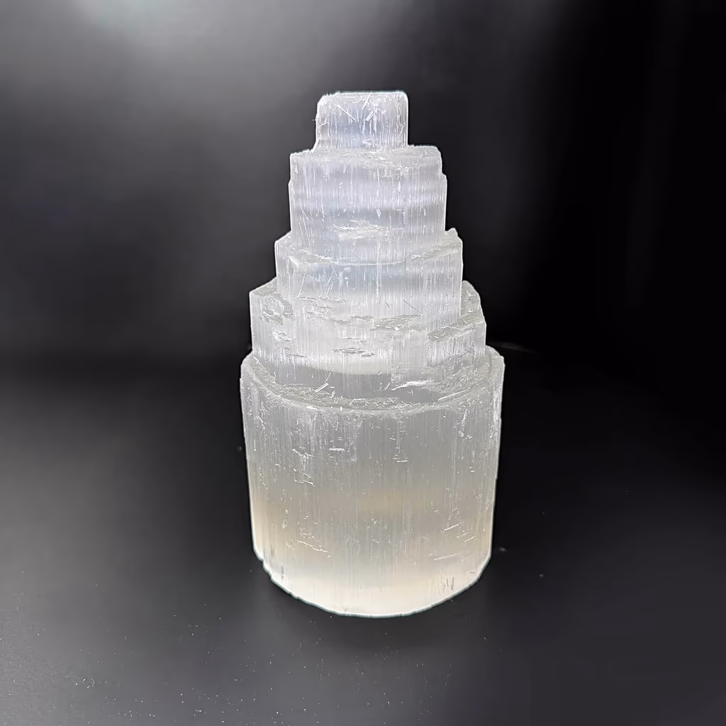 Selenit Lamba Küçük 15cm İncele ve Satın Al Selenit Lamba Küçük 15cm - Orijinal Doğal Taş ve Şifa Kristali Görsel 1