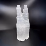 Selenit Lamba Twin 25cm Orijinal Kristal Detay Görseli 1