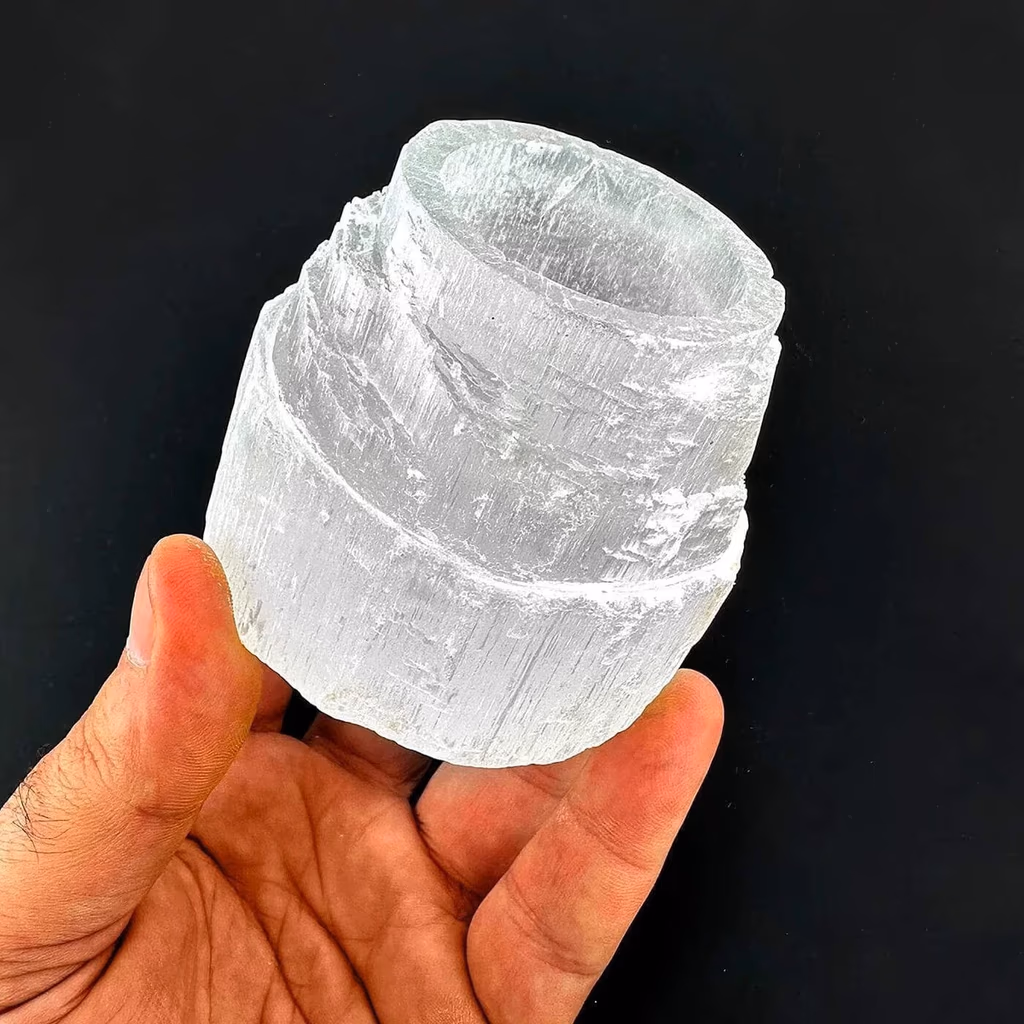 Selenit Mumluk İncele ve Satın Al Selenit Mumluk - Orijinal Doğal Taş ve Şifa Kristali Görsel 1