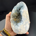 Selestit (Stronsiyum) Jeotsuz Ham Taş 6A Orijinal Kristal Detay Görseli 2