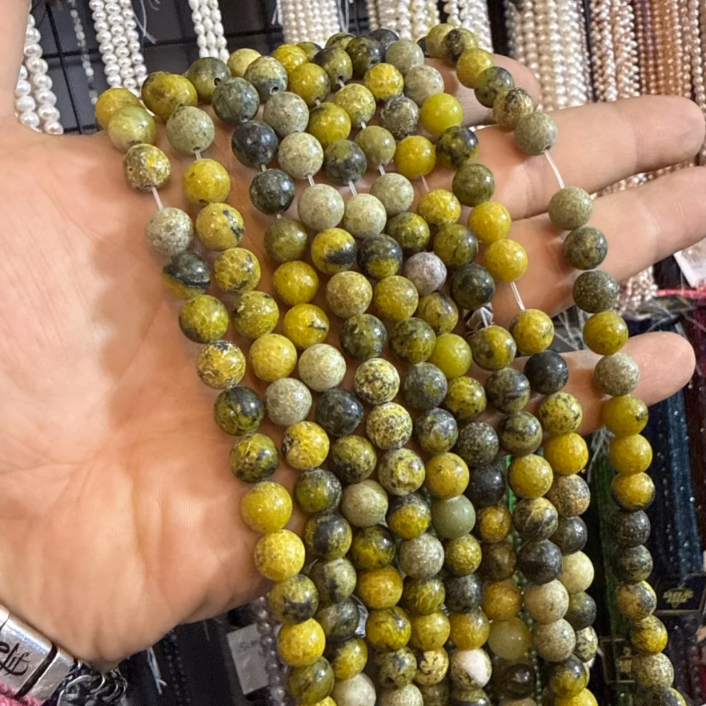 Serpentin Dizi 8 mm İncele ve Satın Al Serpentin Dizi 8 mm - Orijinal Doğal Taş ve Şifa Kristali Görsel 1