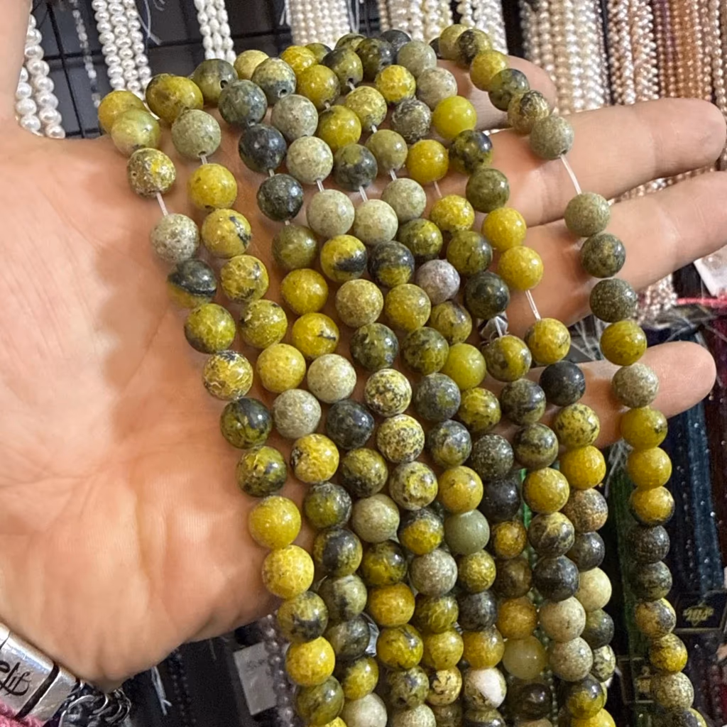 Serpentin Dizi 8 mm İncele ve Satın Al Serpentin Dizi 8 mm - Orijinal Doğal Taş ve Şifa Kristali Görsel 1