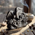 Silver Obsidiyen Kartal Obje Orijinal Kristal Detay Görseli 3