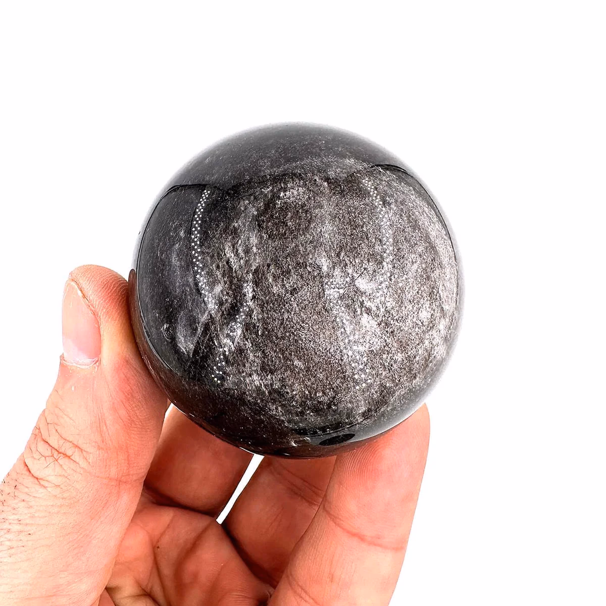 Silver Obsidiyen Küre