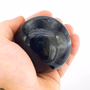 Silver Obsidyen Küre - Orijinal Şifalı Kristal - Görsel 1