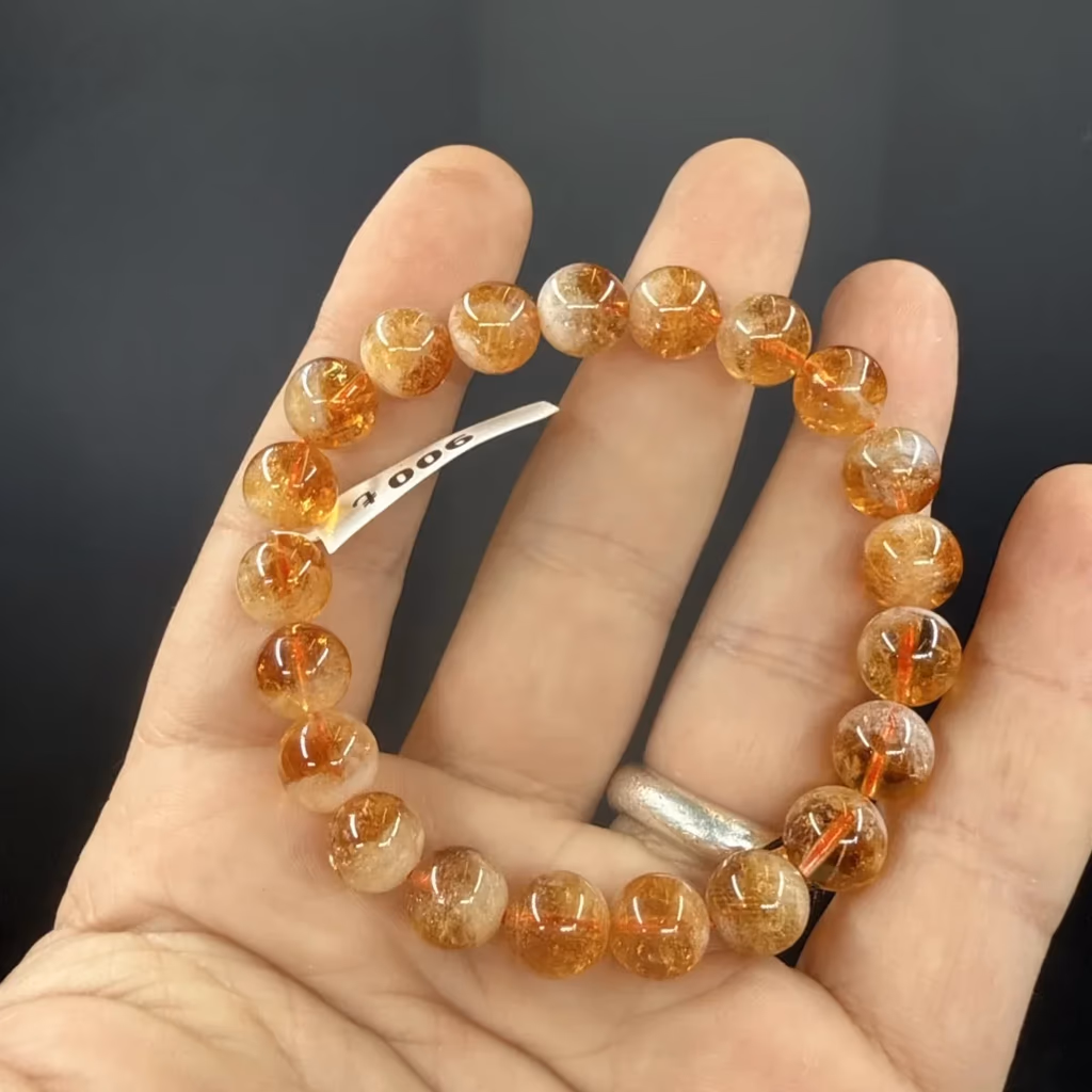 Sitrin Bileklik 10 mm AAA İncele ve Satın Al Sitrin Bileklik 10 mm AAA - Orijinal Doğal Taş ve Şifa Kristali Görsel 1