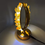 Sitrin Gold Standlı Gece Lambası Orijinal Kristal Detay Görseli 2