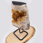 Sitrin Ham Taş Standlı Orijinal Kristal Detay Görseli 3