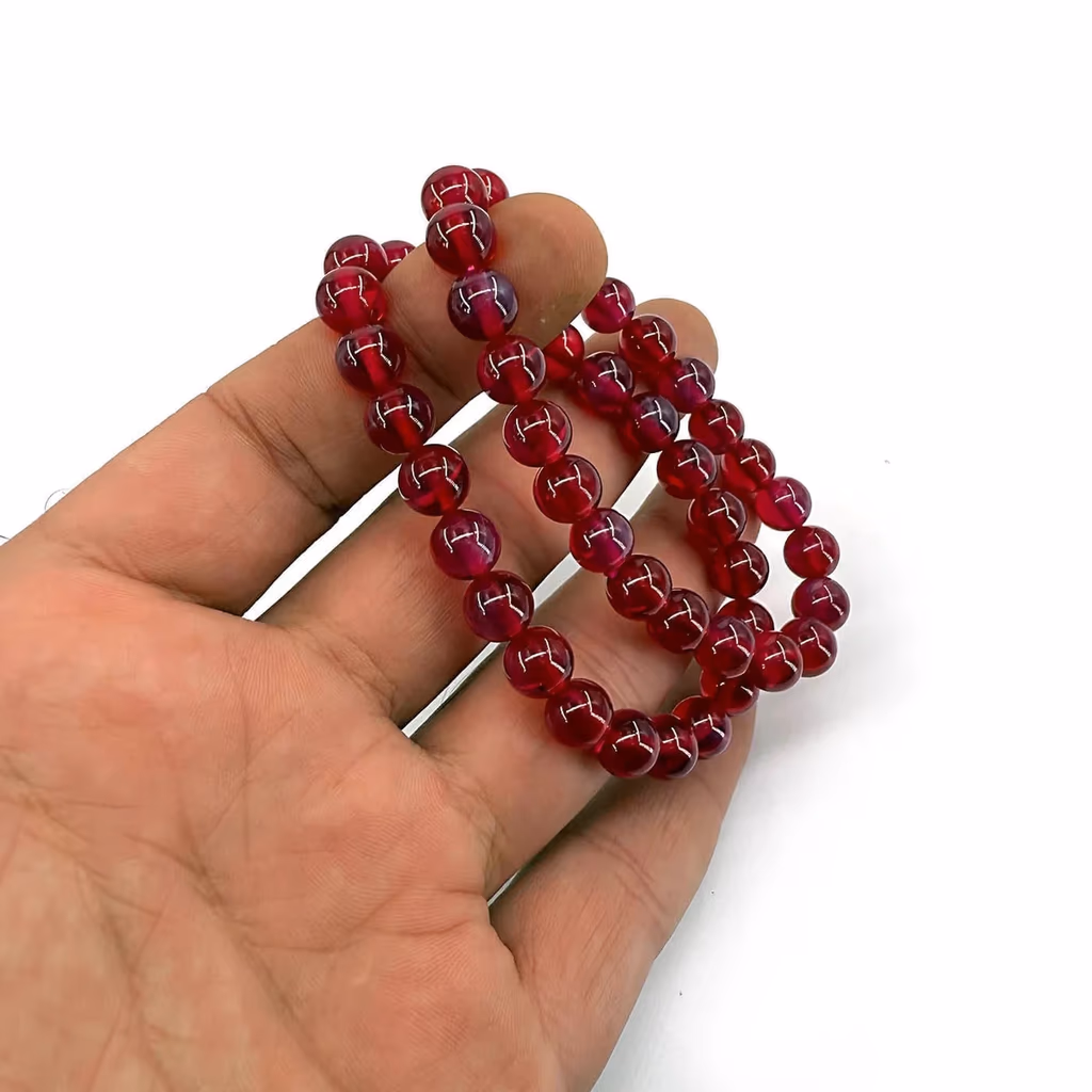 Star Yakut Bileklik 8mm İncele ve Satın Al Star Yakut Bileklik 8mm - Orijinal Doğal Taş ve Şifa Kristali Görsel 1