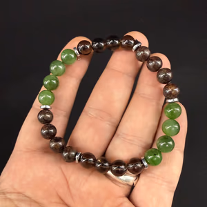 Terazi Burcu Unisex Bileklik 8mm - Orijinal Şifalı Kristal - Görsel 2
