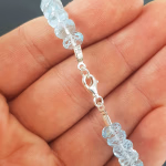Topaz Bileklik Rondela Faset 5mm (Gümüş) Orijinal Kristal Detay Görseli 2