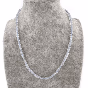 Topaz Kolye 4mm Gümüş - Orijinal Şifalı Kristal - Görsel 2
