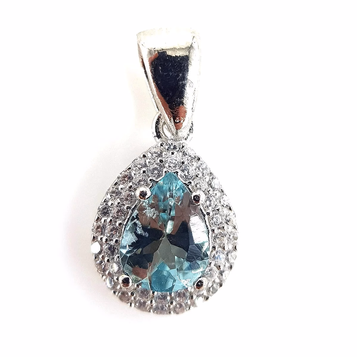 Topaz Kolye Ucu (Gümüş)