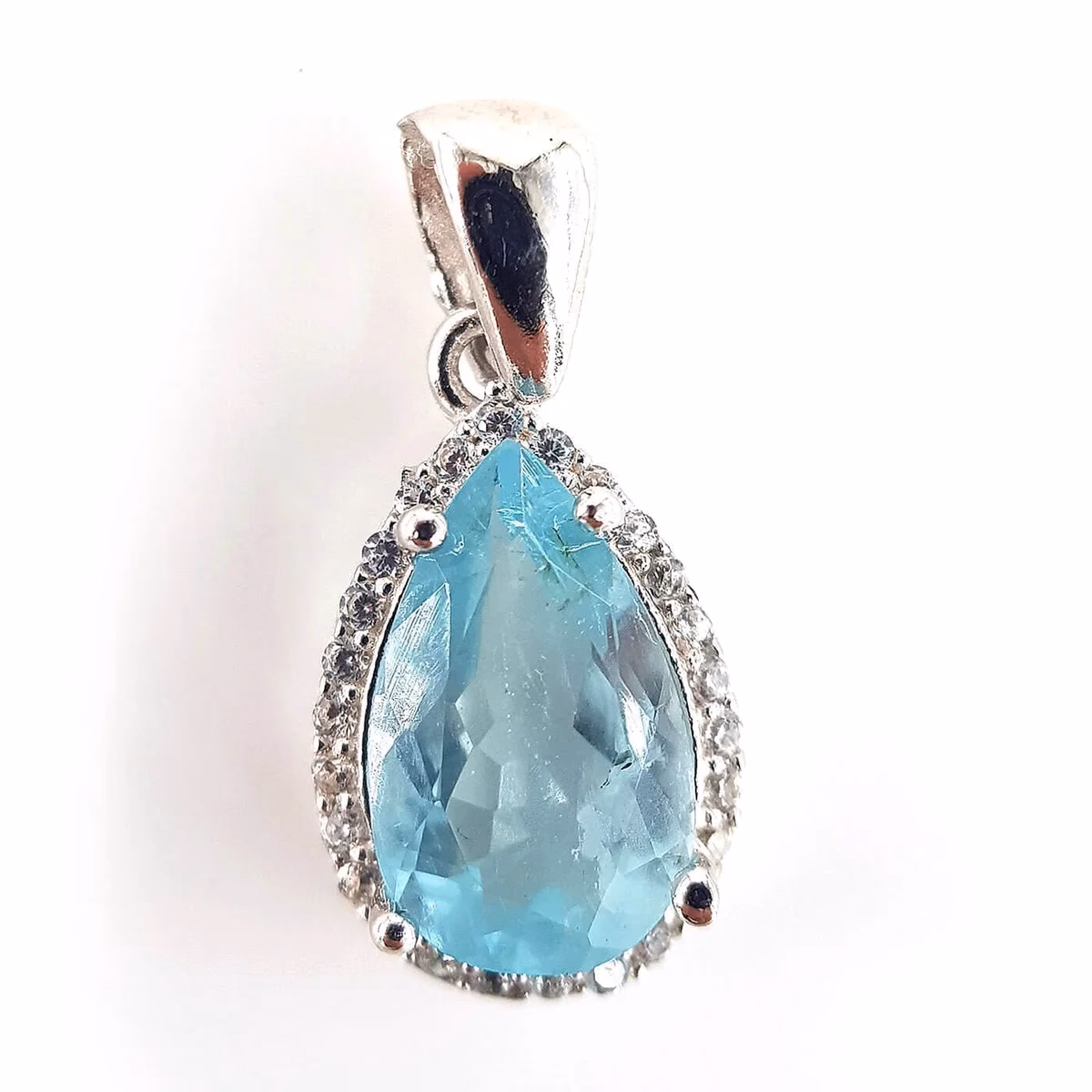 Topaz Kolye Ucu (Gümüş)