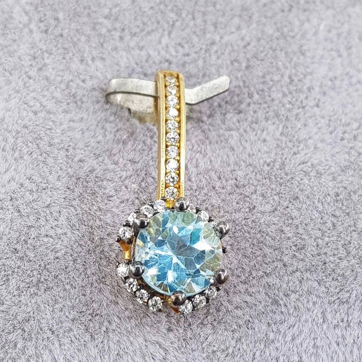 Topaz Kolye Ucu (Gümüş)