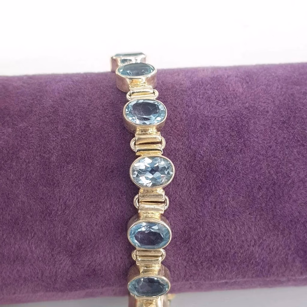 Topaz Künye (Gümüş) İncele ve Satın Al Topaz Künye (Gümüş) - Orijinal Doğal Taş ve Şifa Kristali Görsel 1