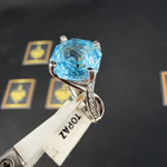 Topaz Yüzük Gümüş AAA Orijinal Kristal Detay Görseli 4