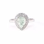 Topaz Yüzük (Gümüş) Orijinal Kristal Detay Görseli 1
