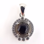 Turmalin Kolye Ucu (Gümüş) Orijinal Kristal Detay Görseli 3