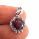 Turmalin Kolye Ucu (Gümüş) Orijinal Kristal Detay Görseli 2
