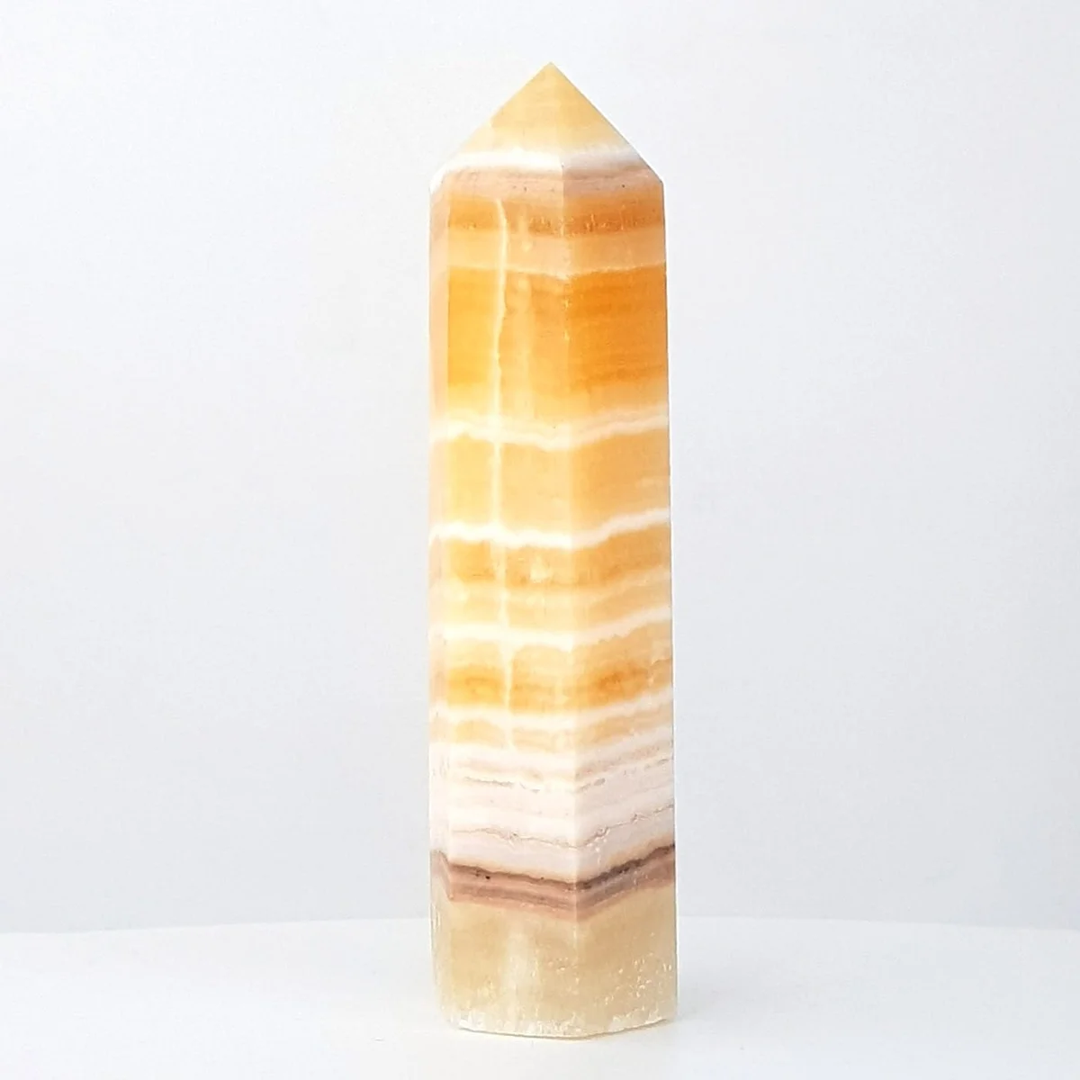 Turuncu Kalsit Obelisk
