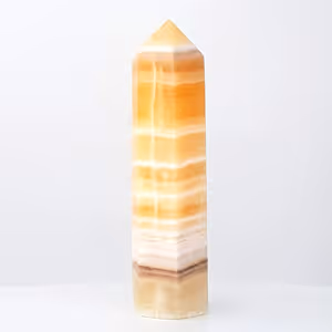 Turuncu Kalsit Obelisk - Orijinal Şifalı Kristal - Görsel 2