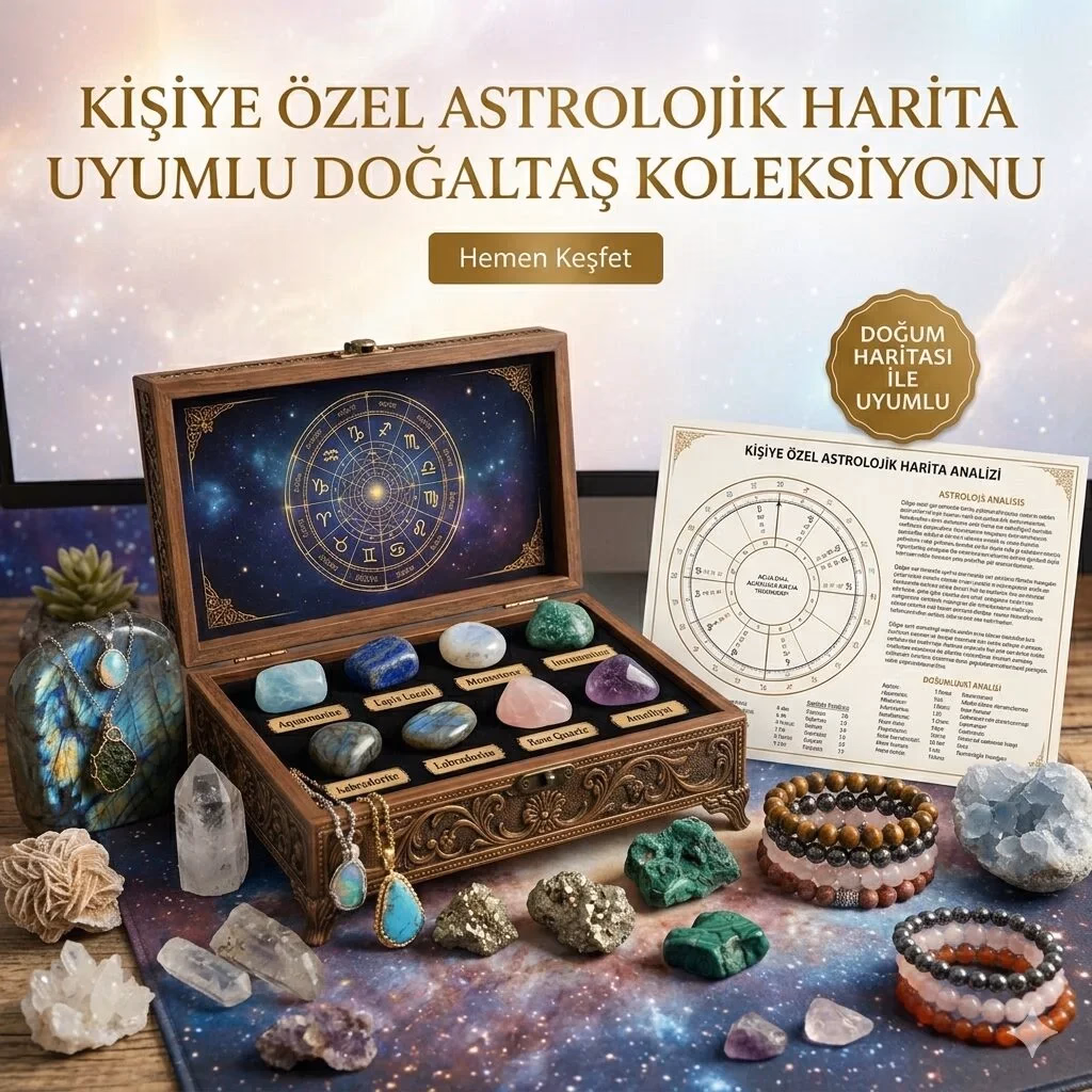 VIP Astroloji & Doğaltaş Paketi İncele ve Satın Al VIP Astroloji & Doğaltaş Paketi - Orijinal Doğal Taş ve Şifa Kristali Görsel 1