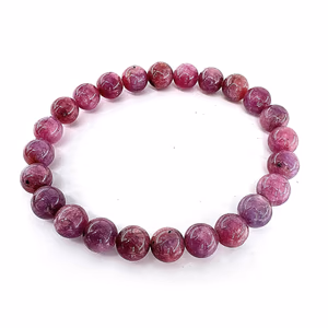 Yakut Bileklik 8mm - Orijinal Şifalı Kristal - Görsel 1