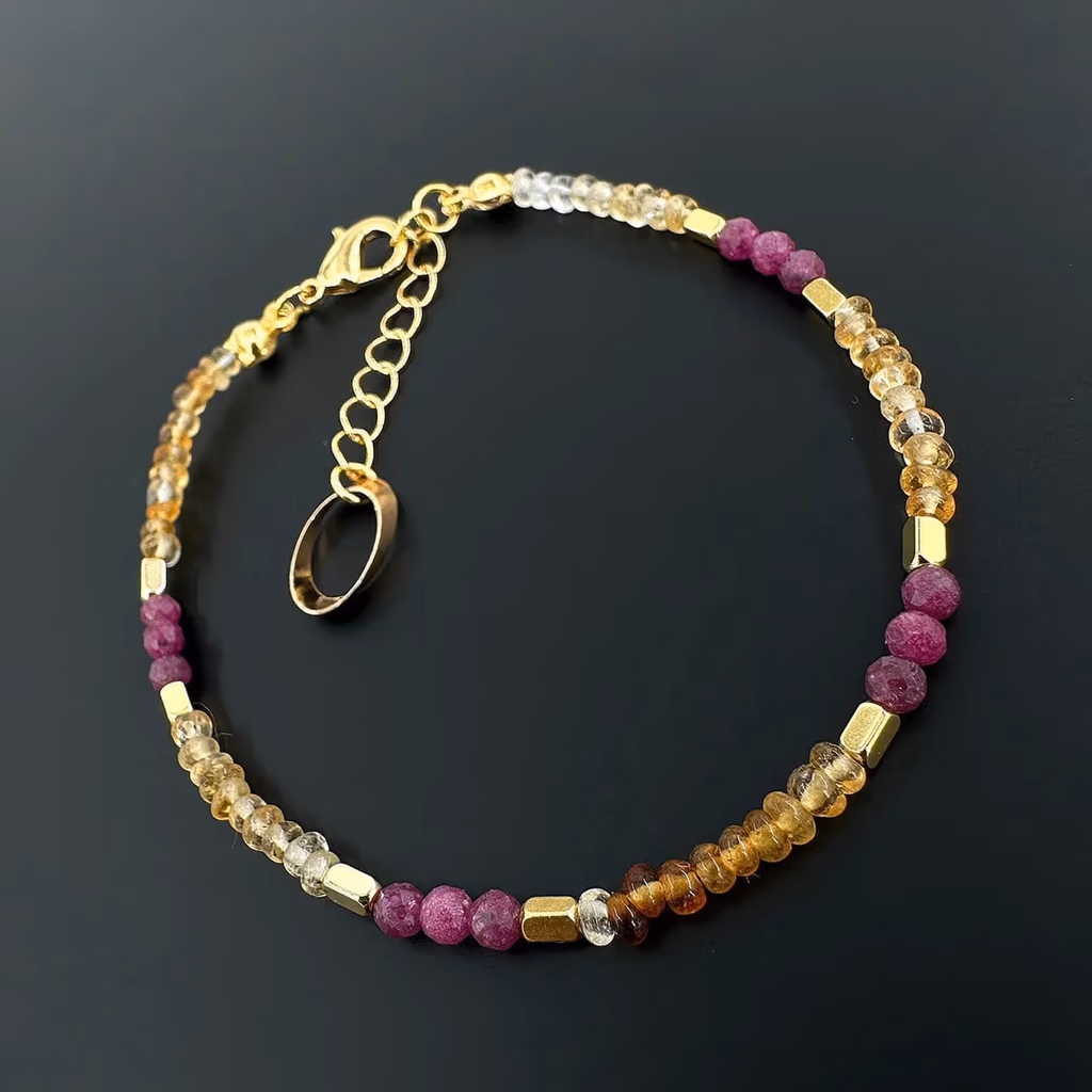 Yakut / Hessonite Garnet Halhal 3mm İncele ve Satın Al Yakut / Hessonite Garnet Halhal 3mm - Orijinal Doğal Taş ve Şifa Kristali Görsel 1