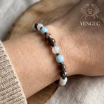 Yengeç Burcu Kadın Bileklik 8mm Orijinal Kristal Detay Görseli 3