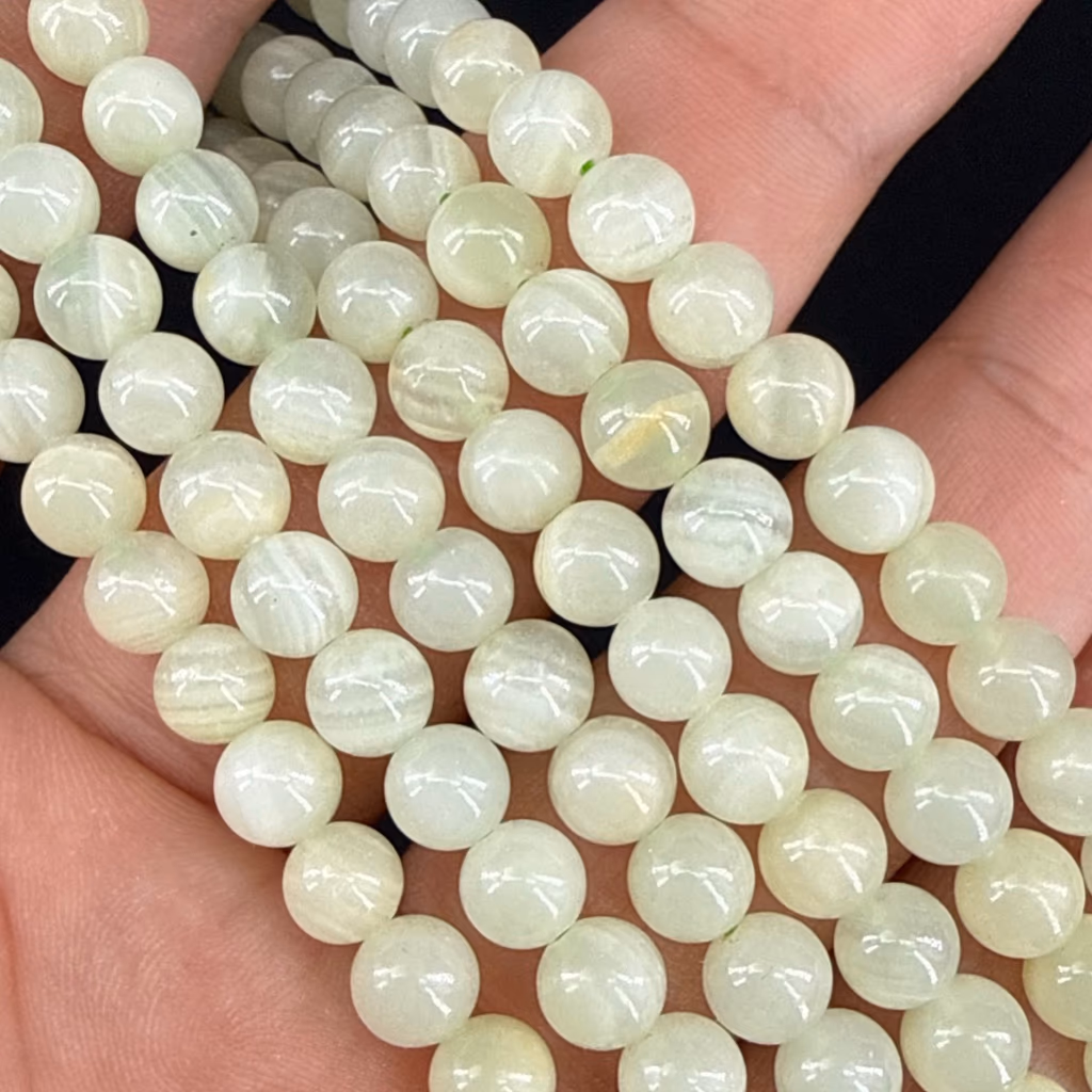 Yeşil Kalsit Dizi 6mm İncele ve Satın Al Yeşil Kalsit Dizi 6mm - Orijinal Doğal Taş ve Şifa Kristali Görsel 1
