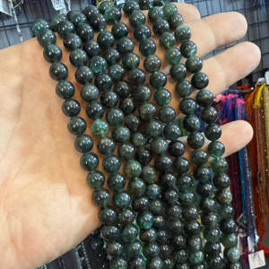 Yeşil Kiyanit Dizi 8 mm - Orijinal Şifalı Kristal - Görsel 1
