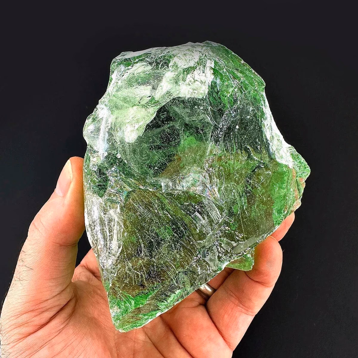 Yeşil Obsidiyen Ham Taş