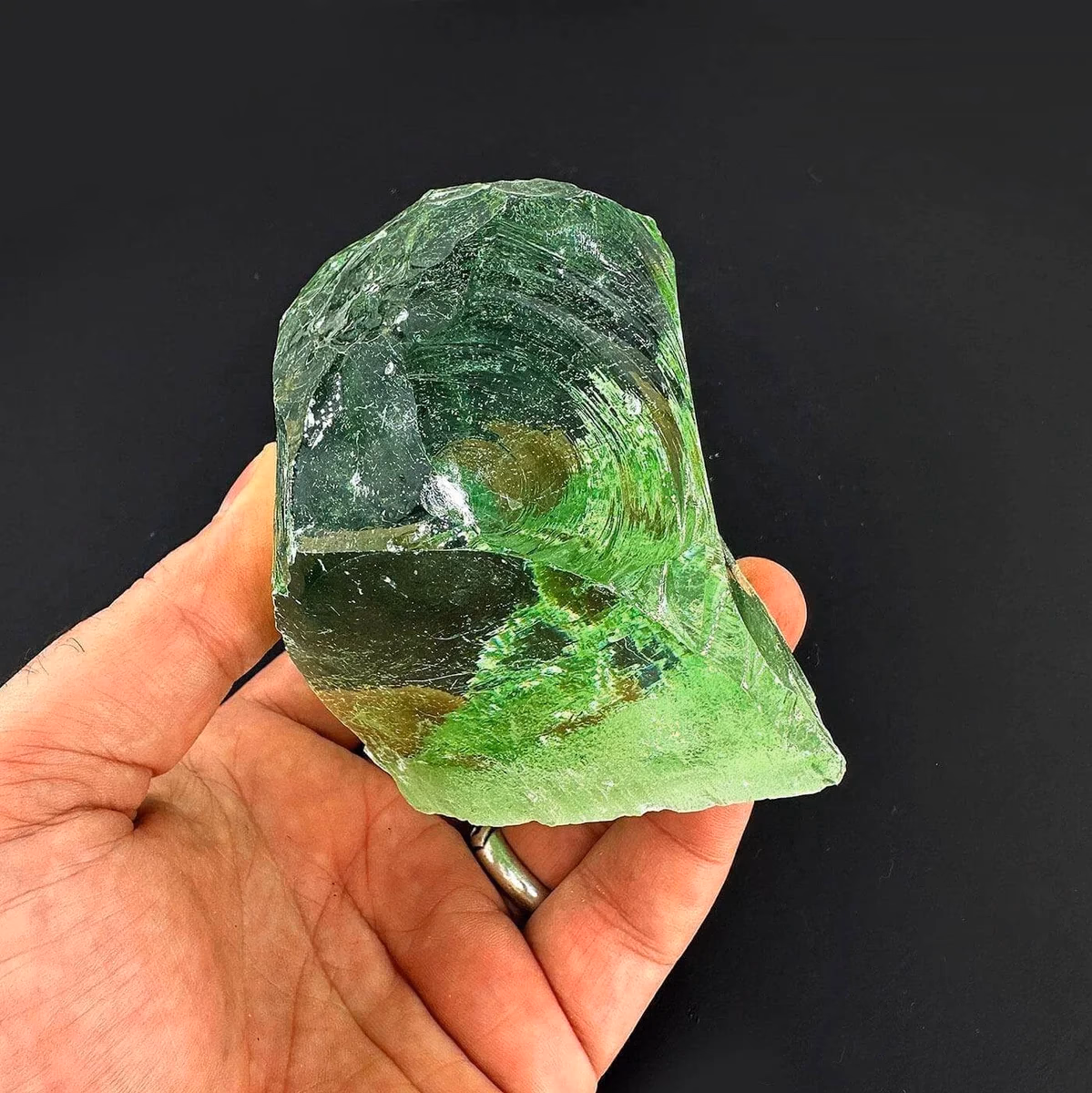 Yeşil Obsidiyen Ham Taş