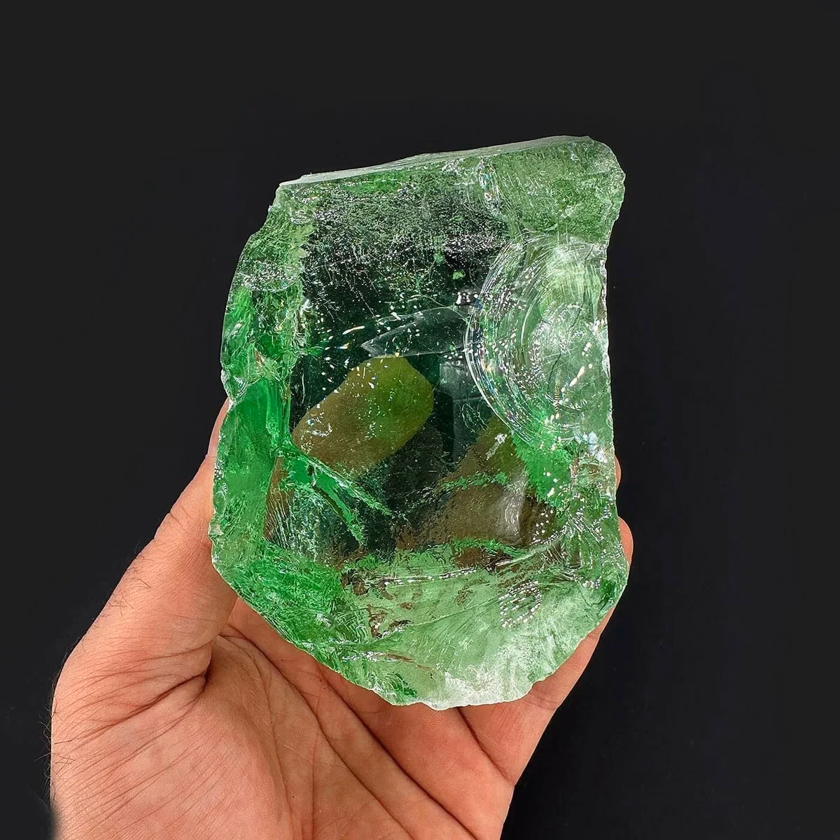 Yeşil Obsidiyen Ham Taş