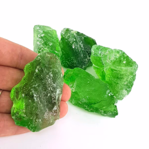 Yeşil Obsidyen Ham Taş - Orijinal Şifalı Kristal - Görsel 2