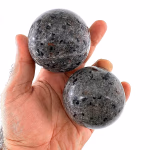 Yooperlite Ateş Sodalit Küre Orijinal Kristal Detay Görseli 2