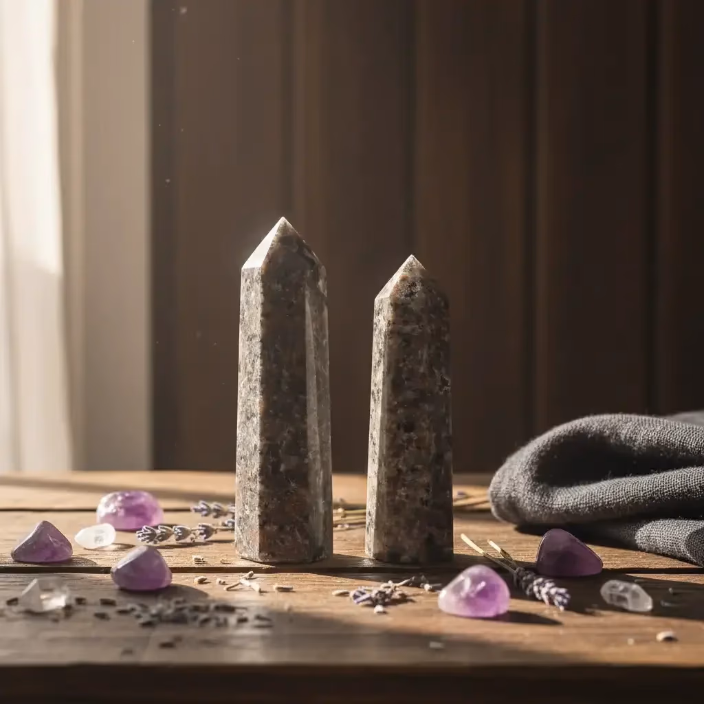 Yooperlite Obelisk İncele ve Satın Al Yooperlite Obelisk - Orijinal Doğal Taş ve Şifa Kristali Görsel 1