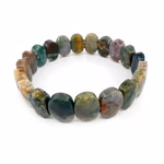 Yosunlu Akik (Moss Agate) Bileklik Rolex Orijinal Kristal Detay Görseli 1