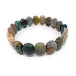Yosunlu Akik (Moss Agate) Bileklik Rolex Orijinal Kristal Detay Görseli 2